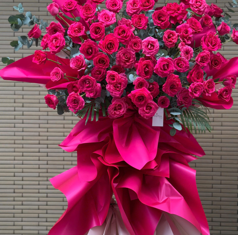 kệ hoa chúc mừng pinkfloy